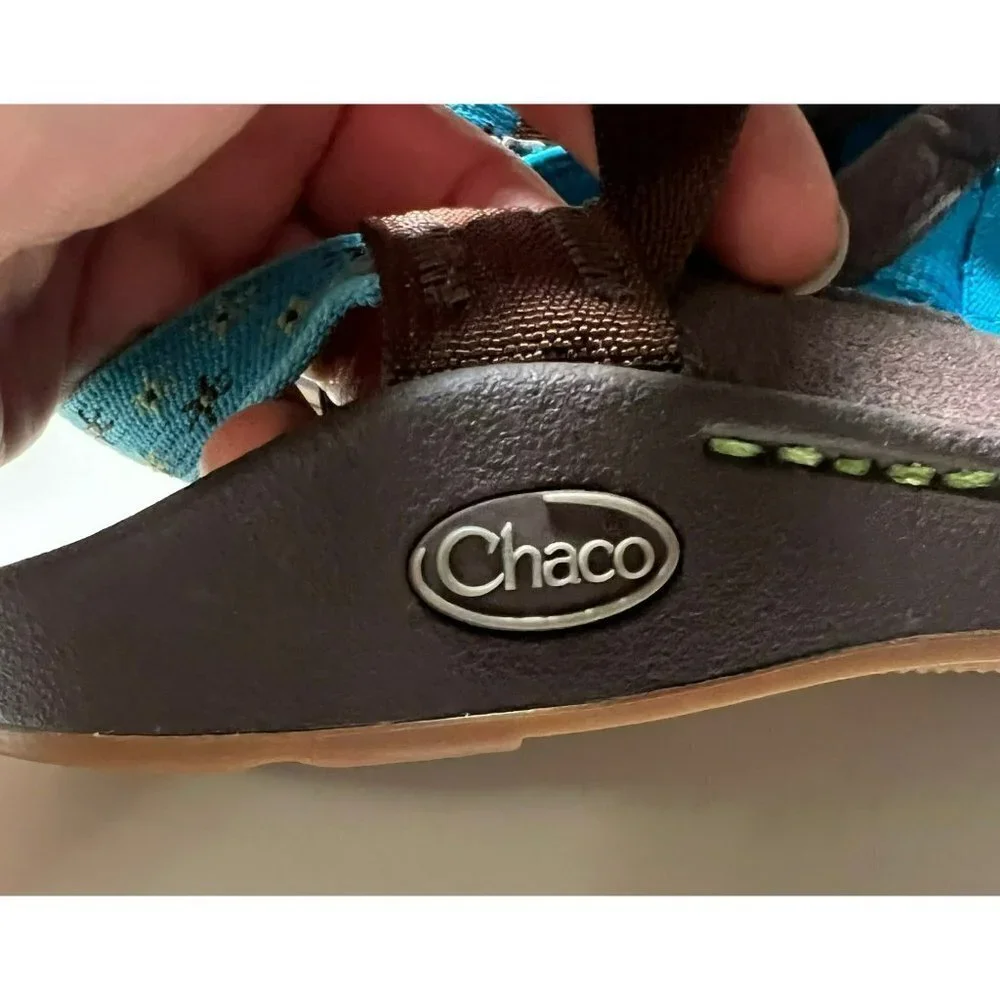 Chaco | Paradox Sandals Shoes‎ Brown Blue Girls Sz 4